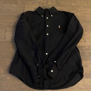 Ralph Lauren Black Button Down Shirt